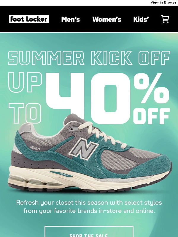 Foot Locker - Get up to 40% off select styles now!