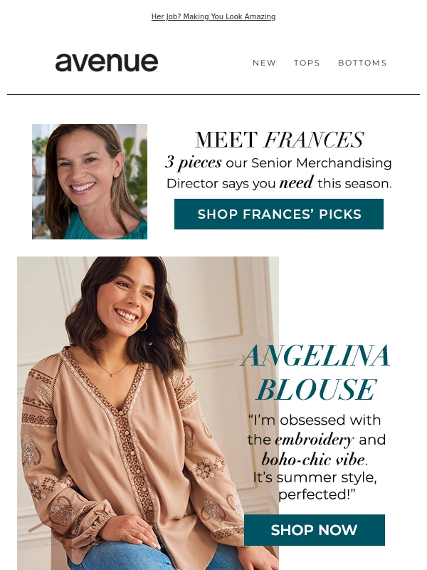 Avenue - Behind the Seams: Meet the Style Expert