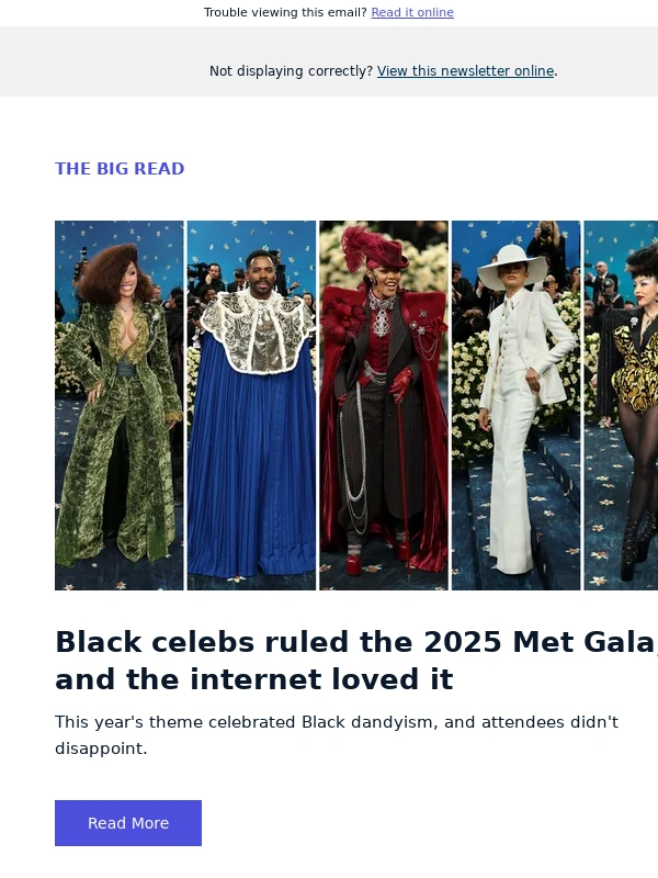 Mashable - Black celebs ruled the 2025 Met Gala,and the internet loved it