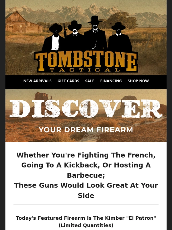 Tombstone Tactical - Celebrate Cinco De Mayo With These Picks!