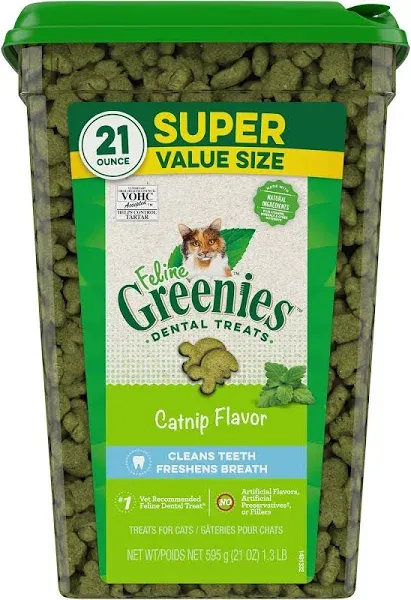 Greenies Feline Catnip Dental Cat Treats