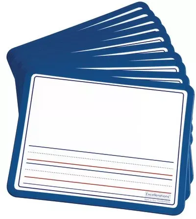 Excellerations Magnetic Dry-Erase Lap Boards - Set of 10