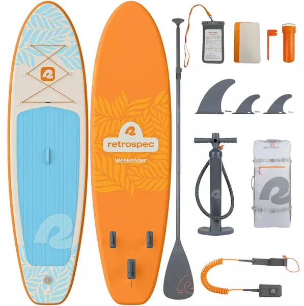 Retrospec Weekender Inflatable Stand Up Paddle Board