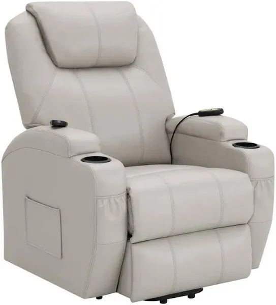 Coaster Sanger Upholstered Power Lift Massage Recliner