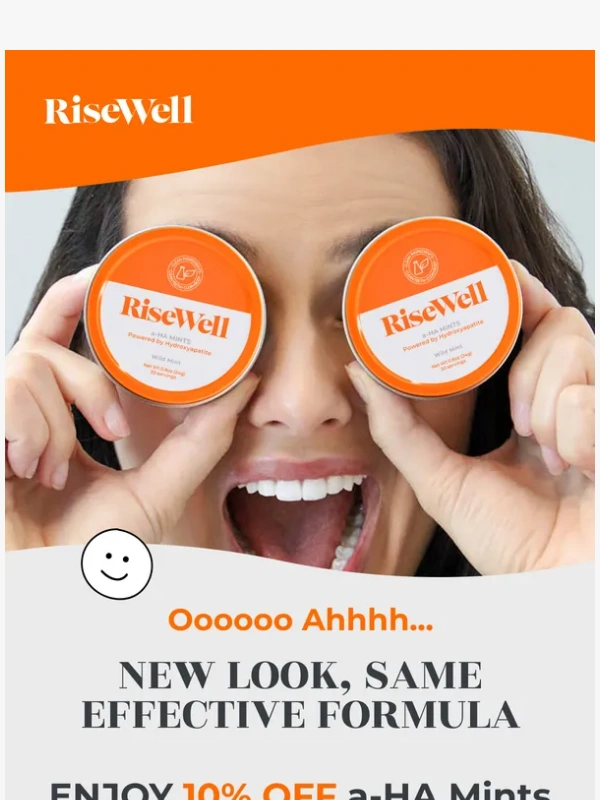 Risewell - ?10% OFF a-HA Mints to celebrate our new look!