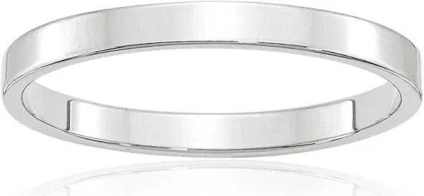 14K Solid Gold Plain Classic Wedding Band Ring