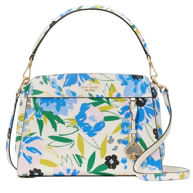 Kate Spade Outlet Madison Floral Medium Top Handle Satchel