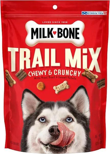[S&S] $12.17: 6-Pack 9-Oz Milk-Bone Trail Mix Chewy & Crunchy Dog Treats at Amazon ($2.03 each)