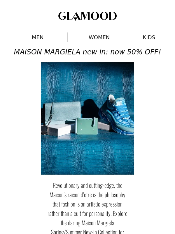 GLAMOOD - Discover MAISON MARGIELA new in: now 50% OFF