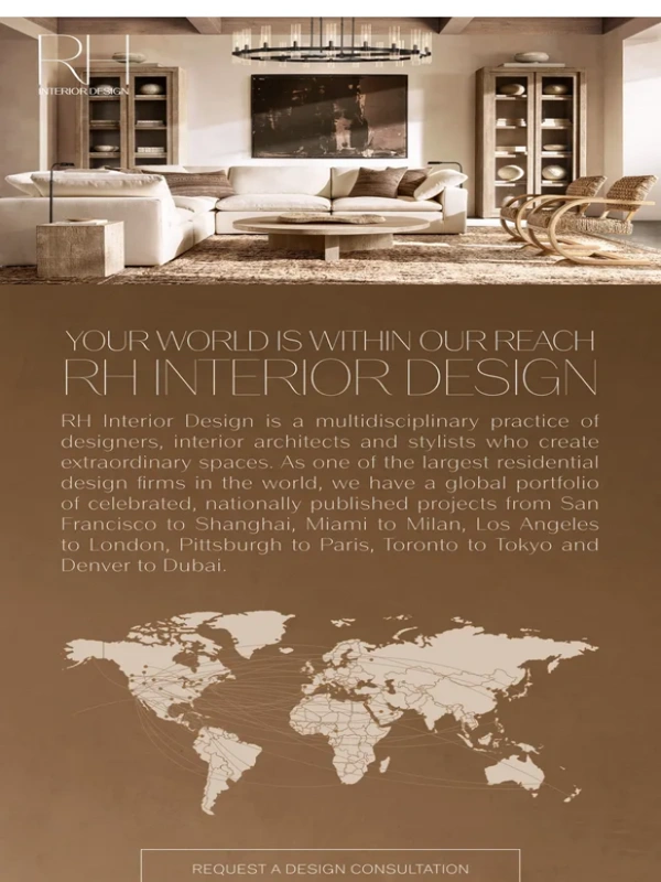 RH - Reimagine Your Home with Complimentary Design Services