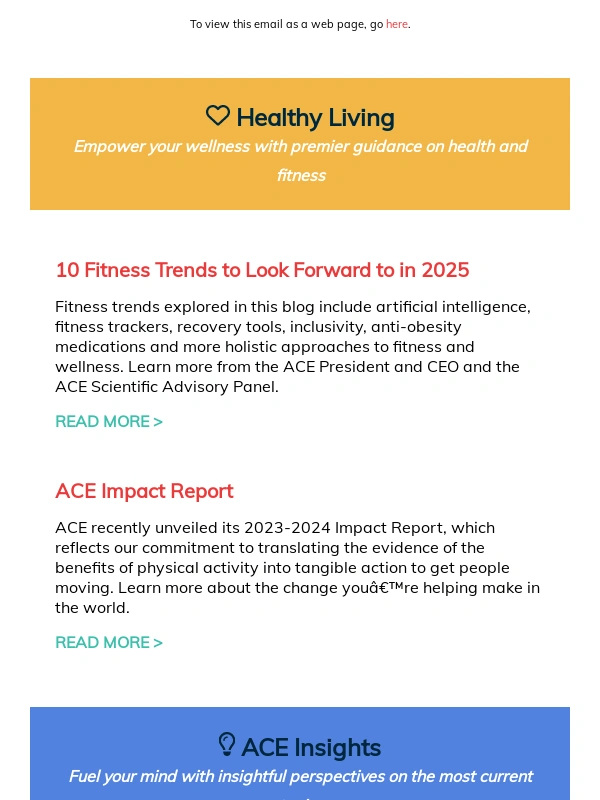 ACE Fitness - Best of ACE | The Future of Fitness and Wellness