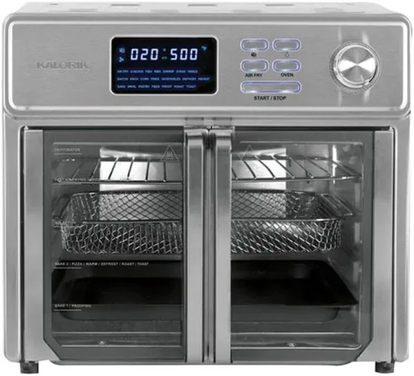 Kalorik MAXX 26 Quart Digital Air Fryer Oven with 5 Accessories and Quiet Mode