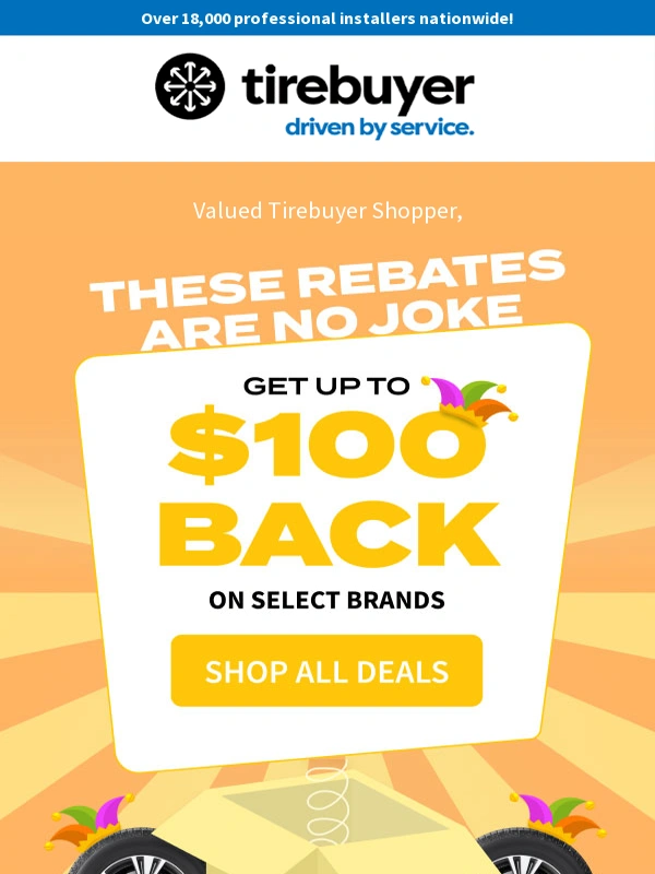 TireBuyer - Inside: Aprils’ Fools Deals (Yes,for Real!)