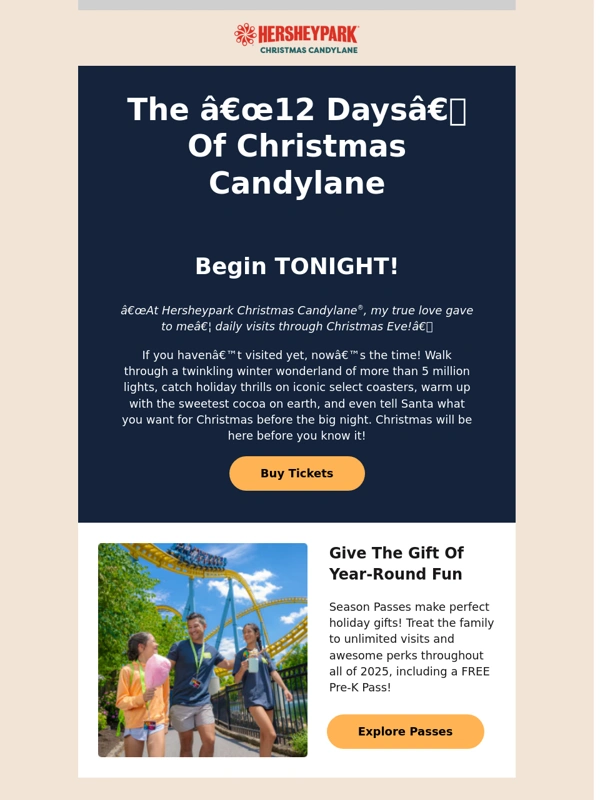 Hershey Park - Every Day Is Christmas ???
