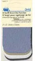 Dritz Iron-On Patches 2"x3" 8/Pkg Light Twill Assortment