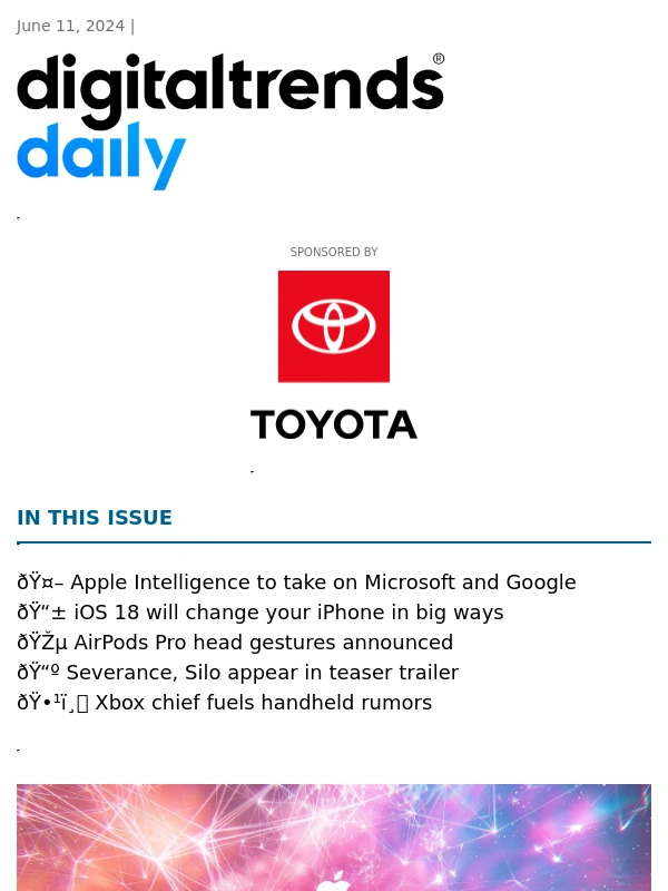 Toyota - ? Big change for iPhone