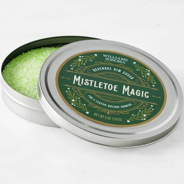 Williams Sonoma Mistletoe Magic Drink Rimmer Set of 2
