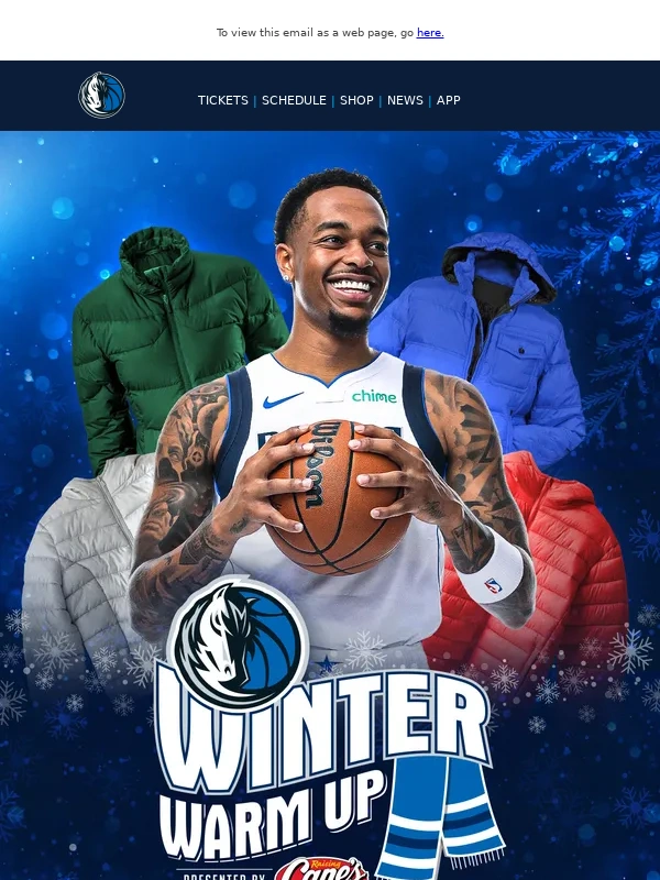 Dallas Mavericks - Winter Warm Up is Back: Donate Today!
