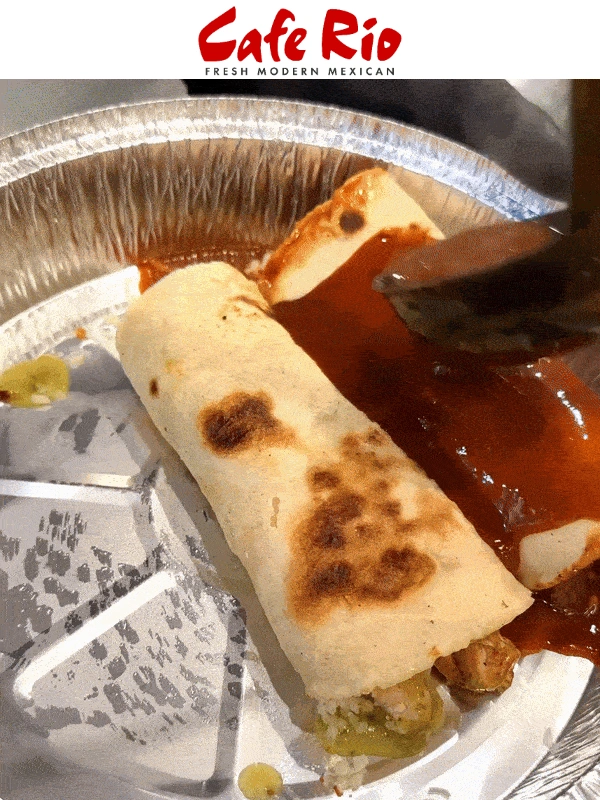 Cafe Rio - Tis the Season for Enchiladas