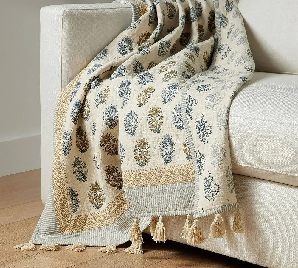 Jacquard Cotton Throw
