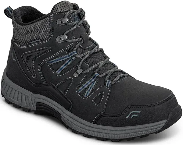 Orthofeet Ridgewood Men's Padded Insole Leather Hiking Boots