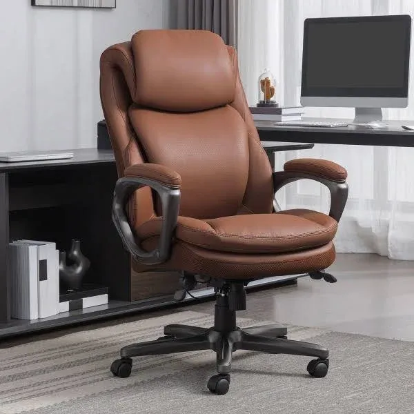 Serta Smart Layers Arlington AIR Bonded Leather High-Back Executive Office Chair