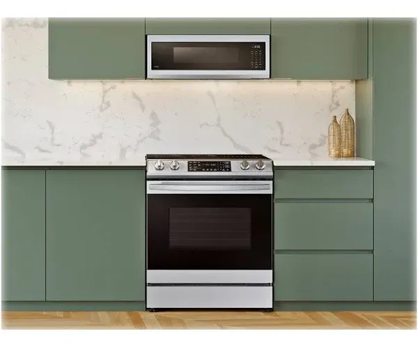 Samsung 6.3 Cu. ft. Smart Instant Heat Slide-In Induction Range with Air Fry & Convection+
