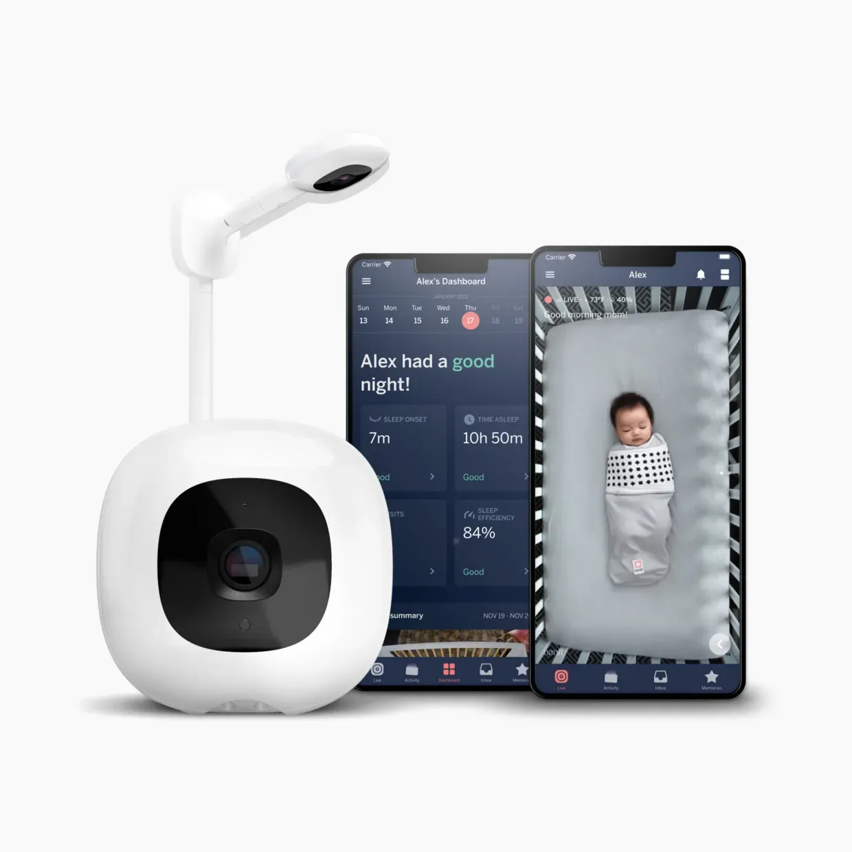 Nanit Pro Smart Baby Monitor & Wall Mount