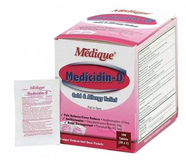 Medique Medicidin-D Cold & Allergy Relief Tablet 45909827