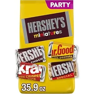 Deal: HERSHEY'S Miniatures Assorted Chocolate Candy Party Pack - A Sweet Treat for All - $10.81