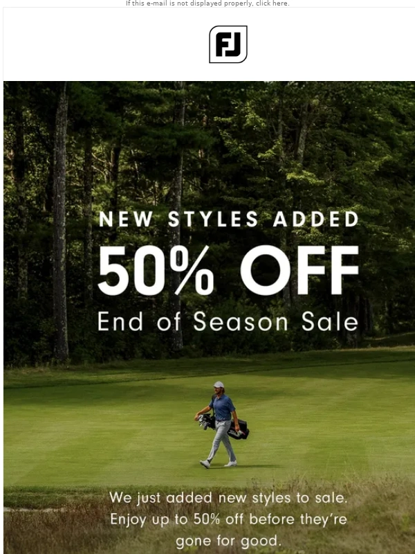 FootJoy - Sale: New Styles Just Added