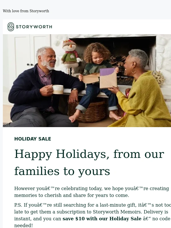 Story Worth - Wishing you today and every day