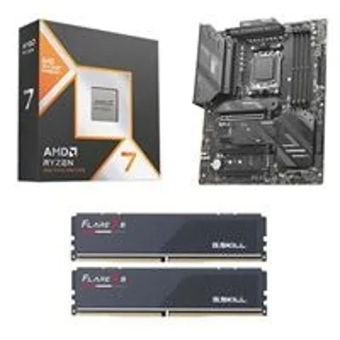 AMD AMD Ryzen 7 9800X3D, MSI X670E MAG Tomahawk WiFi AM5, G.Skill Flare X5 Series 32GB DDR5 6000 Kit, Computer Build Bundle
