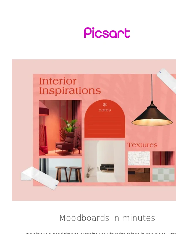 PicsArt - Try 4 stunning moodboard templates