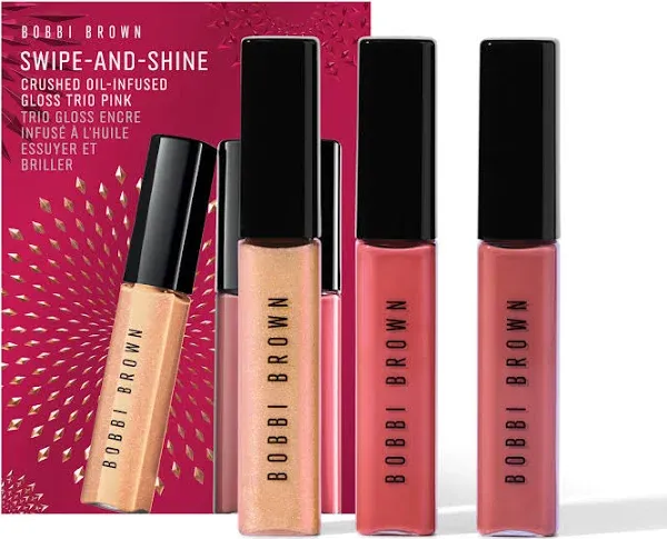 Bobbi Brown Swipe-and-Shine Crushed Oil-Infused Gloss Trio