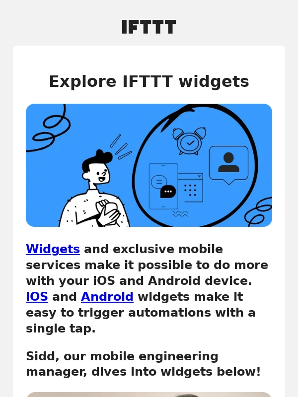 IFTTT - ⚡️ Discover the possibilities with IFTTT widgets ⚡️