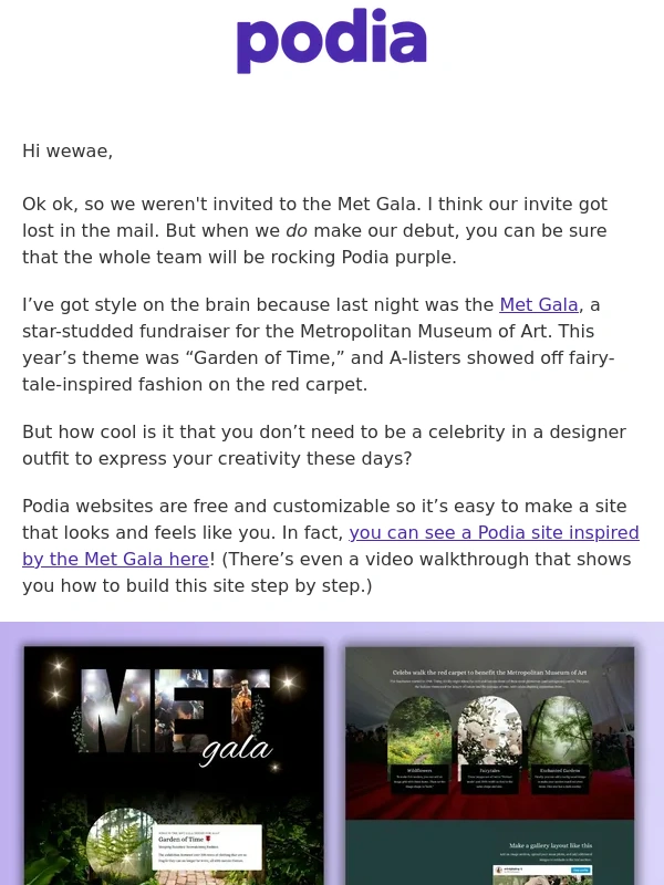 Podia -  Spencer wore THAT to the Met Gala???
