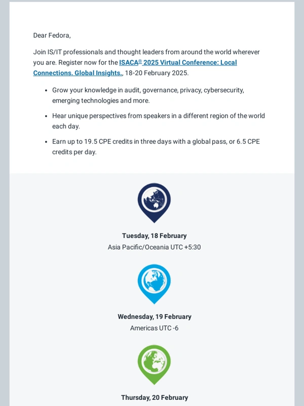 Isaca - Your Pass to Global Insights is at Your Fingertips