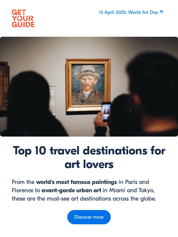 GetYourGuide - ?️ The ultimate bucket list for art lovers