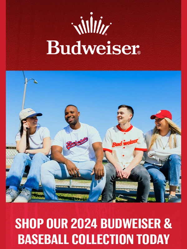 Budweiser - Shop 30% OFF The 2024 Bud & Baseball Collection