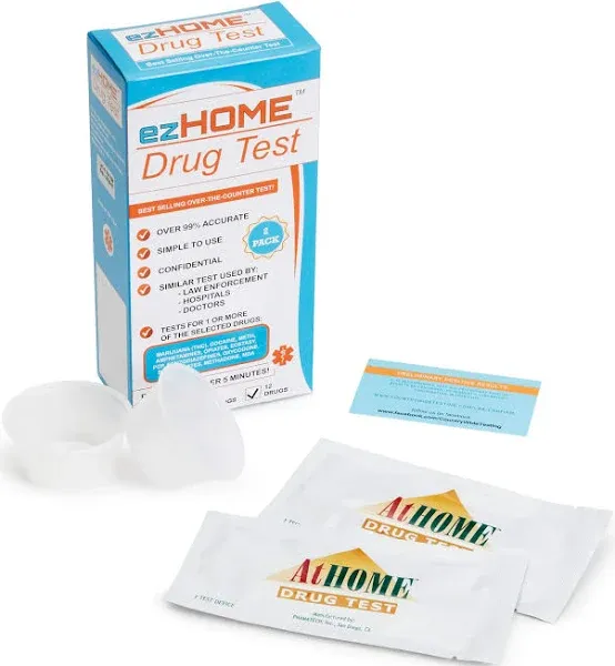 EZ Level 12 Panel Urine Drug Test Kit 10 Pack