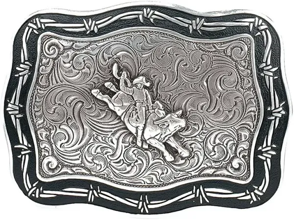 Crumrine Bull Rider Belt Buckle