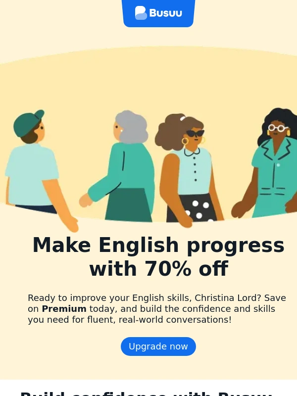 Busuu - Save 70% on Busuu Premium ?