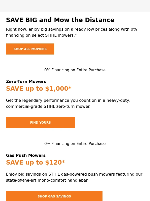 Stihl Leaf Blower - ☀️ Shop great deals on mowers!
