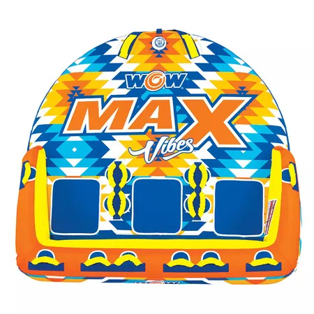 WOW Max Vibes Inflatable Water Towable for 3 People with 3K Tow Rope - Sam's Club $149
