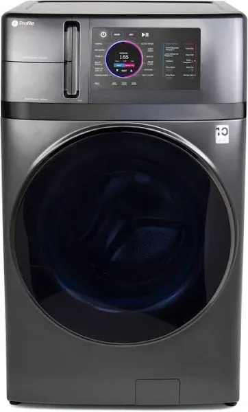 GE Profile 4.8 Cu. Ft. Carbon Graphite Washer Dryer Combo