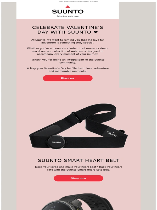Suunto - Celebrate Valentine's Day with Suunto ❤️
