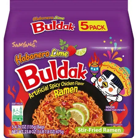 Samyang Buldak Habanero Lime Chicken Ramen