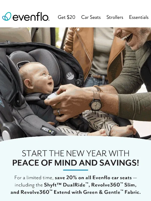 Evenflo - Buckle up for savings!