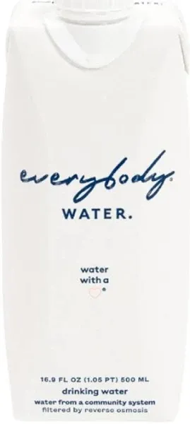 Everybody Water Premium Drinking Water 16.9 oz (Case of 12 Containers)